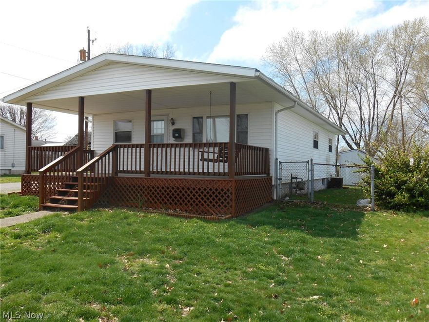 2-3 bedroom ranch house with many updates. 2 bedroom, kitchen, living room and full bath upstairs and 1 bedroom, office, family room, laundry room and 1/2 bath downstairs. Updated windows, siding, porch, kitchen and flooring.