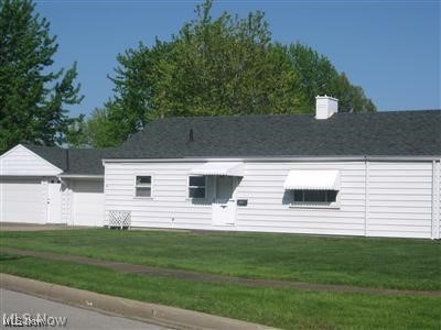 3 bedroom Homewood Ranch (1056 sq. ft.) - oversized 2+ car attached garage. Eat-in Kitchen/Dinette. Large Living Room. Updated shower with walk-up shower with glass doors. Large Kitchen with tons of counter space. Spacious corner lot - quiet neighborhood. Please DO NOT disturb tenants.