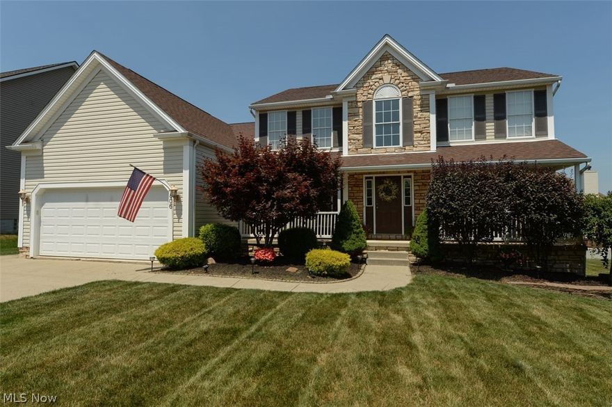 Located in the desirable Pheasant Hills development this 4 bedroom, 2.5 bath home is well constructed and maintained.  A large eat-in kitchen with stainless steel appliances, beautiful wood cabinets,  walk in pantry, and a center island for dining and entertaining. Sliding doors lead out onto a nicely sized deck overlooking the fenced in yard. The kitchen opens directly to the light filled family room highlighted by the beautiful stone fireplace, wood mantle, and hearth. The first floor offers wood floors throughout, formal dining room with tray ceiling, living room, and an office with french doors. The laundry room, mud room, and half bath finish off the first floor. The second floor features a beautiful master bedroom with walk in closet. Master bathroom offers his and her sinks, corner jetted tub and separate shower. There are three additional nicely sized bedrooms and a full bathroom on the second floor. The walk out lower level offers an additional 1000 sq. ft of finished recreati