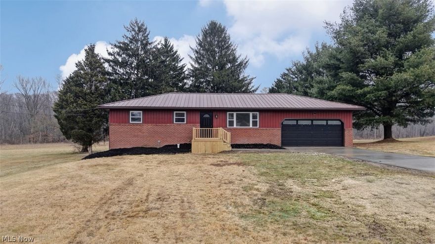 Welcome home to this beautifully updated ranch set on a peaceful, country-like .51-acre lot. Offering too many updates to list, the main floor features 3 bedrooms, a full bath, comfortable living room, dine-in kitchen, and convenient access to the attached 2-car garage along with front and back decks. The spacious full basement is partially finished, providing extra living space, hobby areas, and plenty of storage. Enjoy a private backyard with mature trees and frequent wildlife. Utilities include electric, gas furnace heat, central air, private well, and septic system. With new appliances and the home in true move-in-ready condition, this home is ready for years of enjoyment. Contact us today to schedule your private showing.