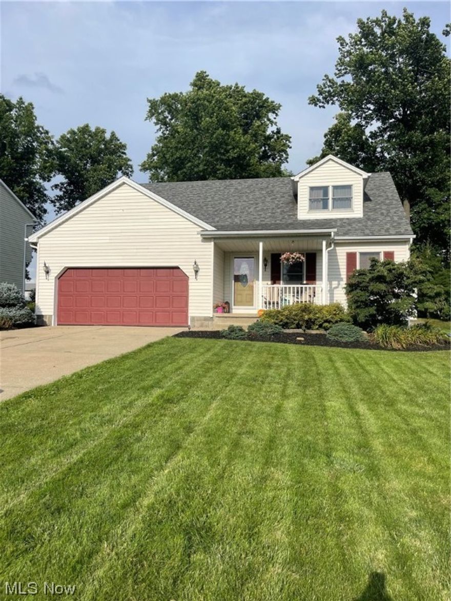 Move right in this 3 bedroom 2 1/2 bath home in an amazing neighborhood! Spending your evenings on your composite deck overlooking a wooded lot. New HVAC, LTV flooring throughout main level, 2015 roof, all new Samsung appliances, professional landscape with Edison lighting that offers great curb appeal. This is a must see. Hurry, it won't last. Many updates.