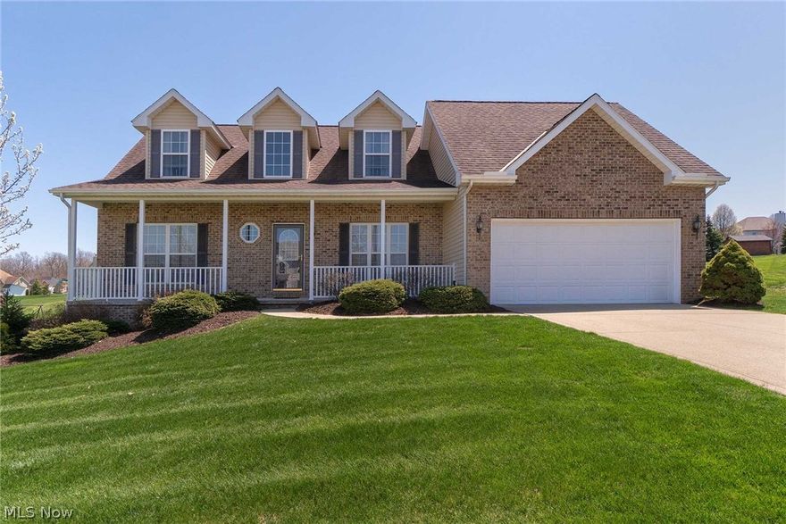 Meticulously maintained and ready for a new owner in a desirable location just south of the Historic Medina Square. This spacious three bedroom home features a first floor master bedroom with twin walk in closets.  Master bath has a soaking tub, double vanity and large step-in shower.   Open eat in kitchen with center island, 42" cabinets, 9' ceilings and ceramic tile flooring.  In addition there is a formal dining room with tray ceiling for special occasions.
Just one step down to the family room with its vaulted ceiling, recessed lights and a gas log fireplace.  Upstairs there are two large bedrooms with a full bathroom that creates a private space perfect for family or friends.   The finished basement offers extra space that would be ideal for an entertainment center/play room plus a separate bonus workshop with additional storage. Step out to to a large deck perfect for get togethers and enjoy the spacious landscaped yard.  The two car garage has storage for your riding lawn mower