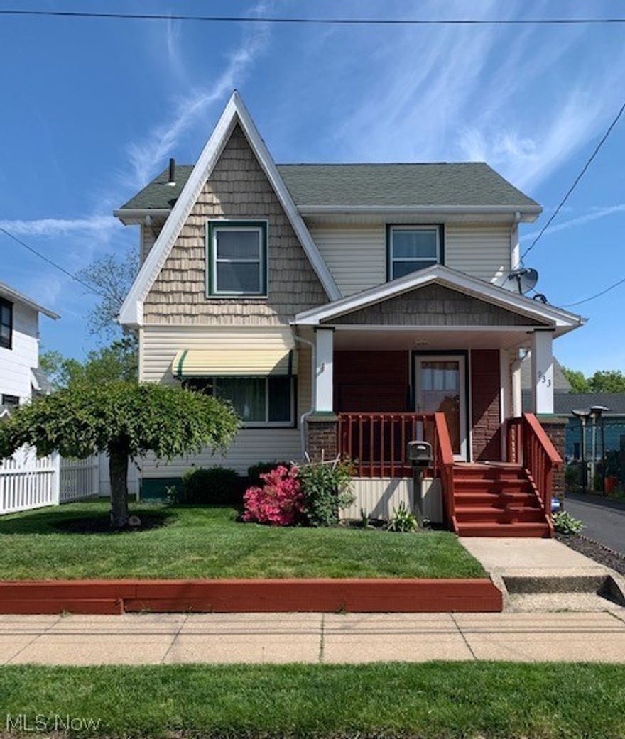 Unbelievable pride of ownership in this spotless, beautiful home!  There is not a spot in this home that was not looked after and maintained.  If you buy this home, you are buying into over 20 years are meticulous detail.  Enjoy your morning coffee on either the beautiful front porch/deck OR the large back deck!  The back yard is manicured and ready for someone to plant some garden plants.  The front of the house has beautiful landscaping. Inside you will find a spacious living room with a gas fireplace, flanked with two built in book cases with glass front doors.  Off of the living room is a large dining room that leads out a set of French doors to the back deck.  The kitchen was nicely remodeled a few years back and has an addition that was added to accommodate more table space.  The kitchen is nice for those who like to make some special meals.  Upstairs are 3 bedrooms, all with original hardwood floors.  You will enjoy the solid doors and the quality workmanship.  The laundry is in