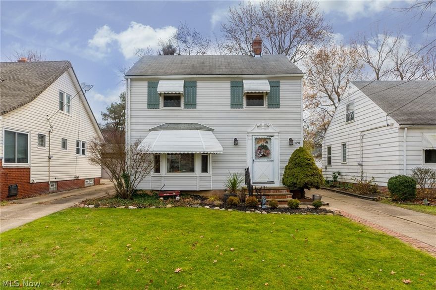 Welcome to this lovely 3 bedroom, 1.5 bathroom colonial home in the heart of Bedford. As you step through the front door, a cozy living room beckons you to relax and watch TV or enjoy a hot coffee. The first floor has a lovely dining room for special occasions and evening meals alike, as well as a beautiful, spacious kitchen with a butcher block island to make prepping and cooking a breeze. The kitchen opens up to a large family room with wood beam ceilings and a stunning custom fireplace to warm you during the cold winters. You will fall in love with the 3 seasons room which combines indoor comforts with the beauty of the large, fenced in backyard. Perfect for entertaining, or relaxing with a good book and a glass of wine. A half bath completes the first floor. The second floor has 3 bright bedrooms enhanced by plenty of natural light and one full, updated bathroom with ample storage. The fenced backyard has been thoughtfully landscaped, and includes seating areas perfect for summer n