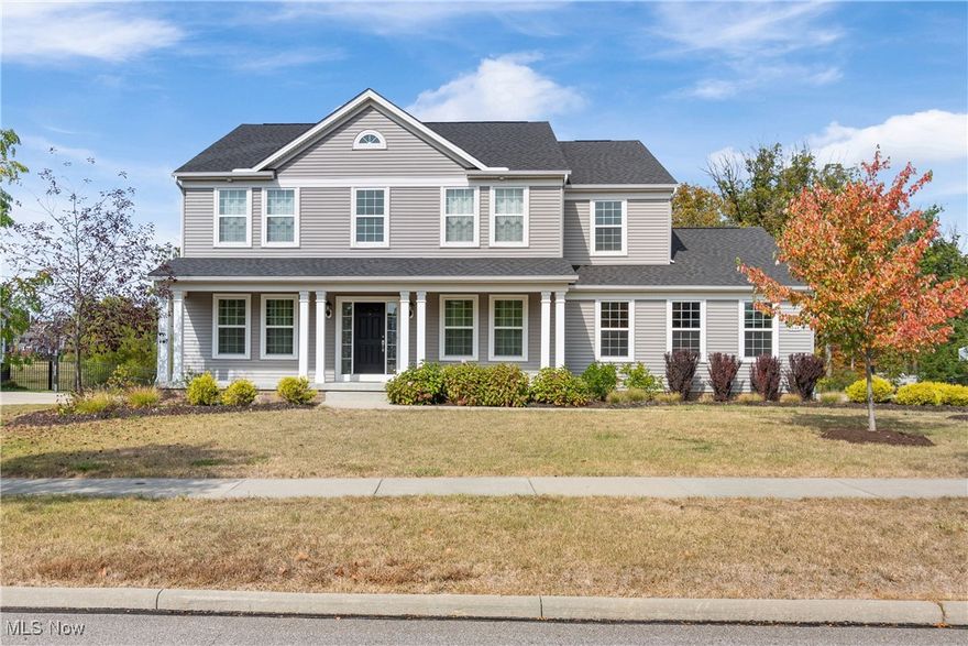 Welcome to this stunning 4-bedroom, 3.5-bathroom home in the heart of Hudson! Step inside to a grand, high-ceiling entryway that sets the tone for the spacious open floor plan. The chef's kitchen is a true showpiece, featuring granite countertops, an extra-large island perfect for gatherings, and abundant cabinetry. Natural light pours through the many windows, highlighting the seamless flow between the kitchen, dining, and living areas. The oversized master suite offers a relaxing retreat with a walk-in closet and spa-like bathroom complete with a private toilet. Continuing upstairs, you'll find generous bedrooms and bathrooms designed with comfort and functionality in mind. The full basement is also ready to be built out to your specifications. Enjoy the peaceful wooded backyard, ideal for entertaining or quiet evenings surrounded by nature. This home combines quality craftsmanship, thoughtful design, and a prime Hudson location - ready to welcome you home. Schedule your showing today!