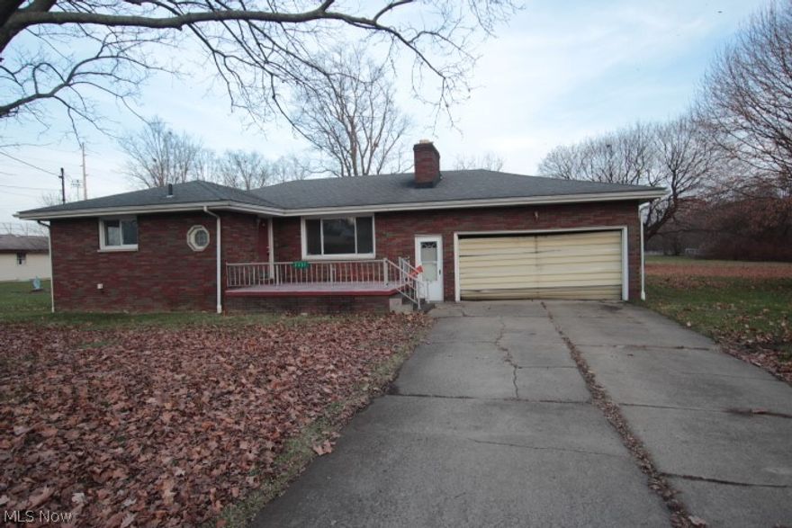 3 bedroom brick ranch, 2 car attached garage. sold as is.