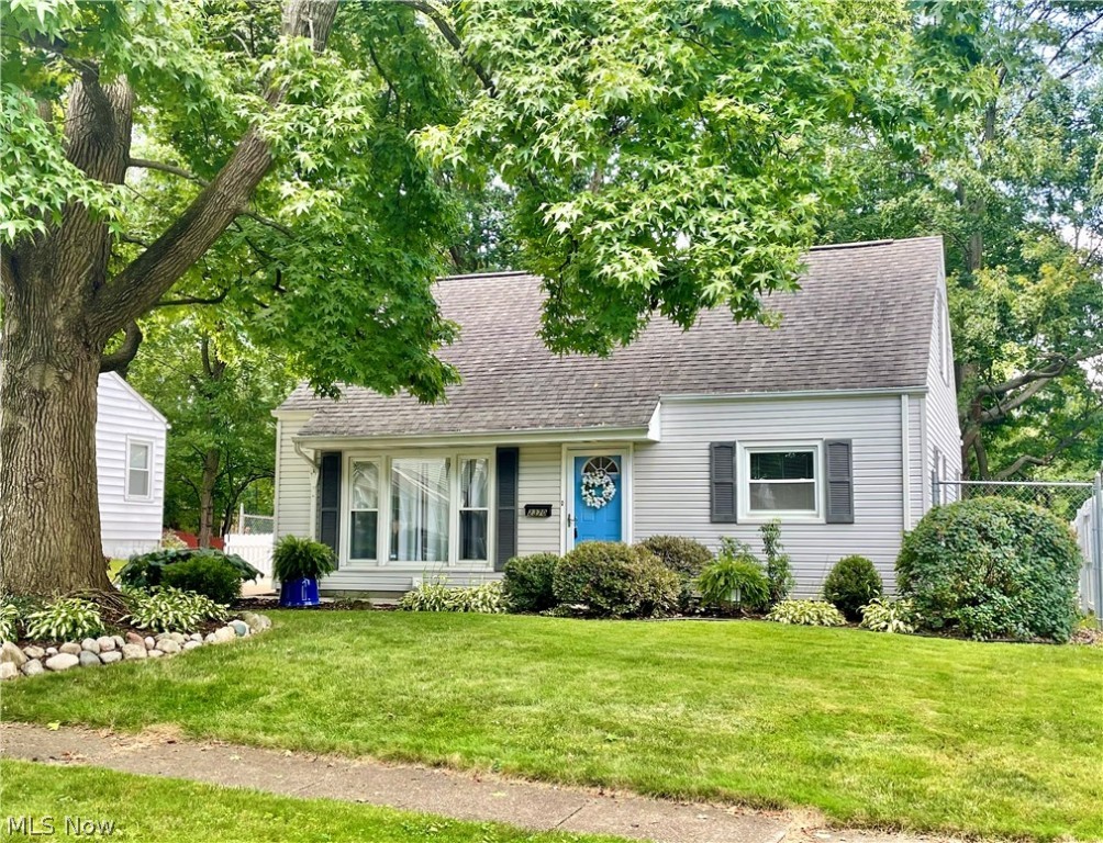 Beautiful 4-bedroom cape cod in Cuyahoga Falls with a spacious 2 car garage. Everything has been updated! Kitchen has ceramic tile flooring, newer cabinets, backsplash and quartz countertop. All closets have been updated for extra storage with a full walk-in closet in the master bedroom. Laminate flooring throughout living room and bedrooms. 1st floor laundry. Wide concrete driveway for extra parking. Private, fully fenced in backyard. Furnace and A/C 2010, roof on house 2012, garage roof 2021.