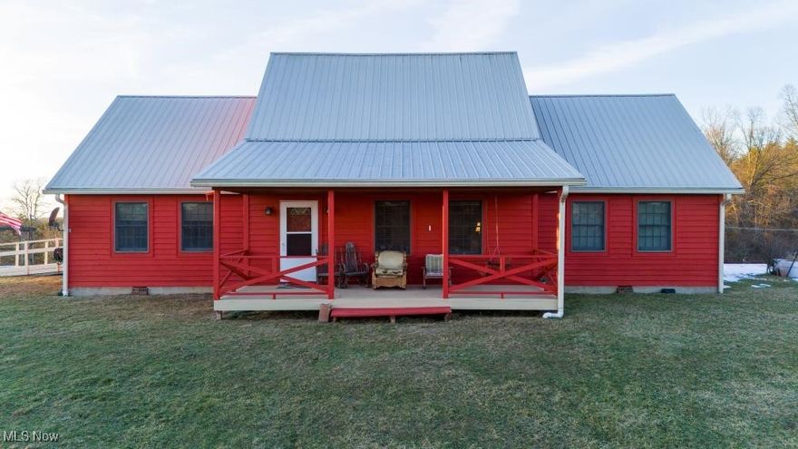 Talk about a VIEW!!! No matter where you are or which way you look from this home you have a GORGEOUS VIEW!! This 68 acres, yes 68 acres, not even 15 mins from town has so much to offer you. A Beautiful Home, a 2 Stall Detached Garage, 2 Ponds, 3 buildings for the animals or equipment of your choice & Absolutely Beautiful Land with Woods & Meadows. When entering the home you notice the Timber Frame appeal with Wood Ceilings & Walls, Beams in the Dining Areas Ceiling & the overall warm feeling the home gives you, including the Abundance of Natural Light. The 23X15 Vaulted Ceiling Great Room shows you the 22x14 2nd Floor Loft/3rd Bedroom & it opens into the 22X13 Large Eat In Kitchen while alluring you to continue into the Charming Sun Room & off of that is a 14X11 completely enclosed Porch Area. Going back into the home you have a 17x7 Laundry/Mud Room combo with an Exterior Door to the Driveway, you will also find on this side of the home the Main Bath & the 17X10 2nd Bedroom. So while continuing our tour we go back through the Great Room & into the Master Suite, the Master Bedroom is 17x15 with an 8X7 Walk In Closet & a Master Bath with a Full Tub/Shower Combo. Most everything for this home is on the Main Level giving you complete First Floor Living. The home also comes with a Generac Generator which is hardwired into the home, it runs on natural gas & switches on & off automatically. Again I can't even begin to tell you just how Stunning the Views are from this home, if you love the Great Outdoors & want your own chunk of them, but don't want to be too far from town, this is the One For You.