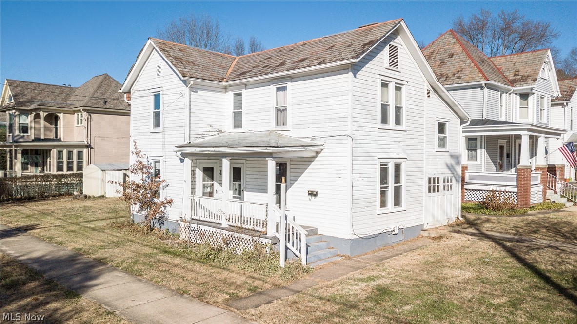 Great Quiet Marietta location on a corner lot. Home has been updated with newer windows, high efficient furnace, hot water tank, garbage disposal, kitchen flooring, and kitchen island. The home features a spacious living room with a fire place insert, covered front and side porches and 4 bedrooms. Most of the big issues have been addressed and this home needs new owners to put their finishing touches to completed the updates.