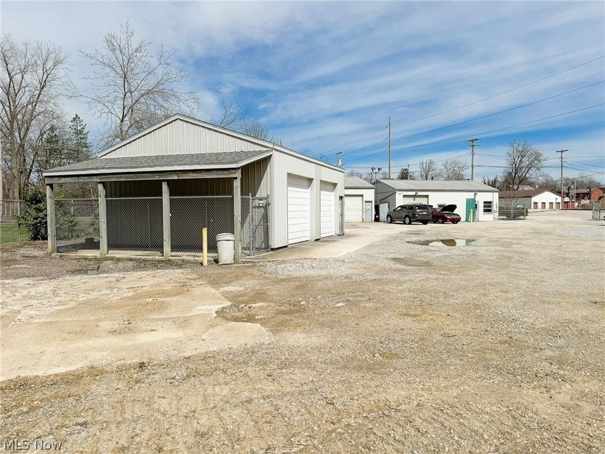 Great Investment Property or owner user. Perfect storage property for boats, RVs, trucks, cars, outdoor fenced in area, graveled parking.  Three buildings for indoor storage or business use.  Perfect for a trucking company or landscaper or any contractor.  Also for an investor a Great cash flow when full.  Owner finance available with a good down payment.