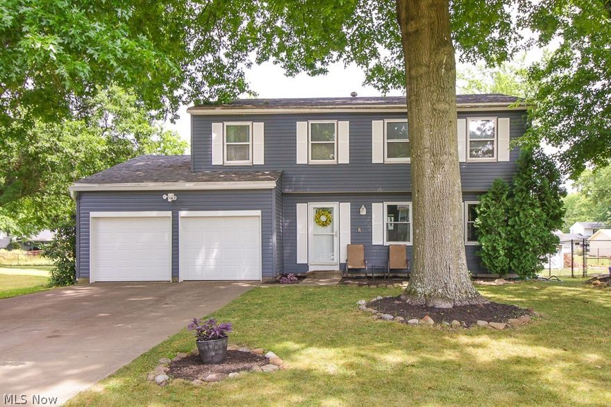 Don’t miss this spacious colonial with 4 bedrooms, 3 baths and a partially finished basement in a beautiful neighborhood in Copley. On the main floor you'll notice the new laminate floors throughout, a formal dining room, large living room, and a cozy family room with sliders to the back yard. The kitchen is conveniently located between the family and dining room, and features newer appliances (Refrigerator and Dishwasher). There's also a main floor half bath that was recently renovated.  Upstairs there are 4 generous sized bedrooms, as well as two renovated full baths. The large master suite has a walk in closet and full bath, as well as a vanity - perfect for getting ready. The hall full bath was JUST renovated in July of 2022. Some updates include: new interior doors, carpet, baseboards, interior paint, ceiling fans, floor vents and more! Recently installed exterior siding as well as new 3-dimensional roof (3.5 years). Large deck off the family room with a spacious yard and a shed f