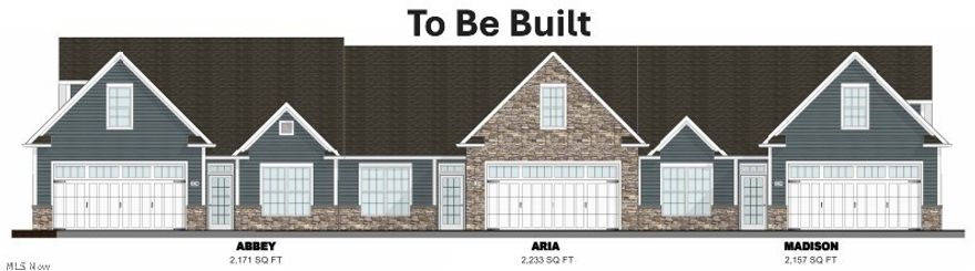 The Abbey plan is designed to maximize its 1707 sq. ft. of main floor living space. It has all of the features you would expect to find in an up to date floor plan. An open concept Great Room with fireplace and beamed ceiling and access to outdoor space, a traditional Dining Area and an open Kitchen. The Kitchen includes space for casual dining with a bay window and bar seating. The split bedroom plan provides for maximum privacy for the Master Suite and the Second/Guest Bedroom area. The Master Suite features a Private Bath with tiled shower and a walk-in closet. The Second Bedroom located off the foyer also features a walk-in closet and access to a second full bath. The Laundry Room adds additional storage space with a walk-in closet. Standard in the Abbey plan is a staircase located off the foyer accessing an upper level bonus area that can be finished if you choose.