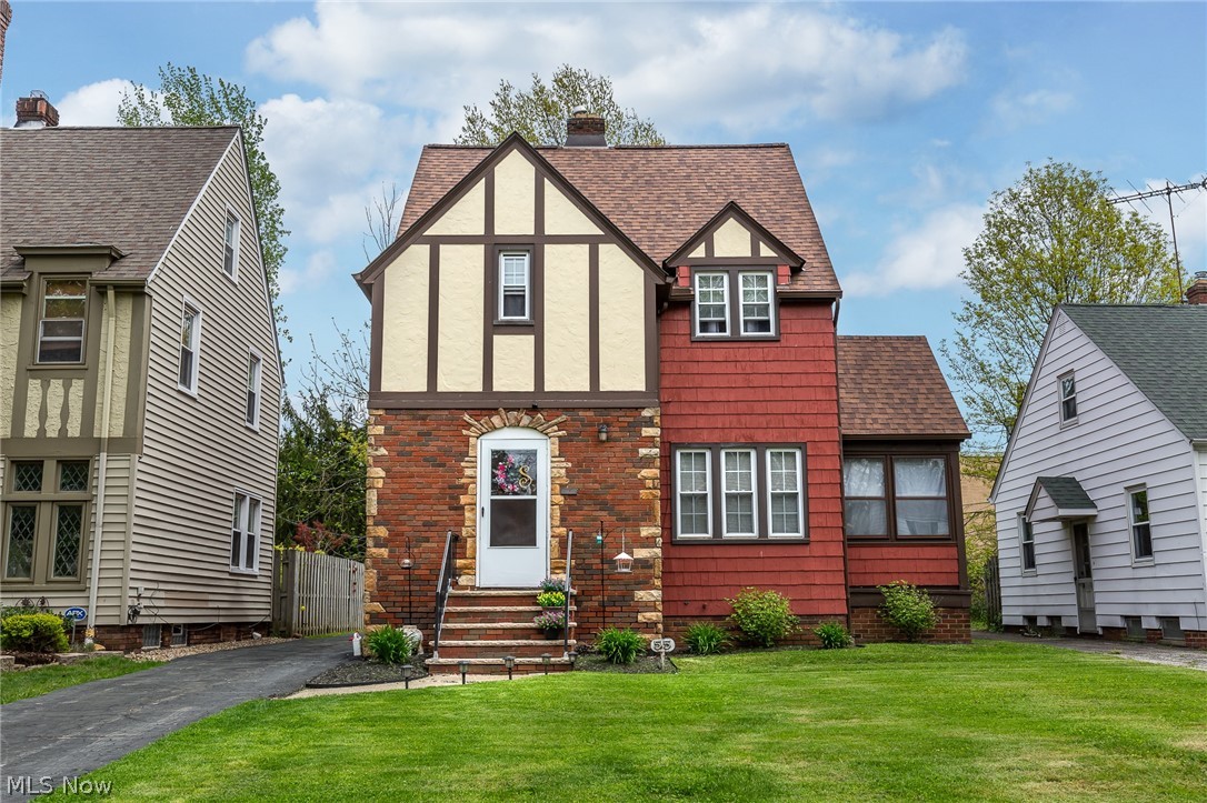 Charming tudor style colonial nestled on a quiet dead-end street. This home is close to everything, yet a short walk to Lake Erie. Impeccably maintained home with 4 beds and 2 baths, is accented by charm throughout with original built ins and woodwork. The sun room adds the perfect space for your morning coffee, or cozy up in the living room with the gas fireplace. Updates include a new roof (2019), fresh exterior paint within last 5 years, updated full bath, hot water tank (last 5 years) and windows (2005). Sunnycliff residents also have exclusive access to a private beach club for $50/year maintenance fee. The park was just completely renovated with a new clubhouse for the kids, and benches/tables and fire pit as well for stunning lakefront views.