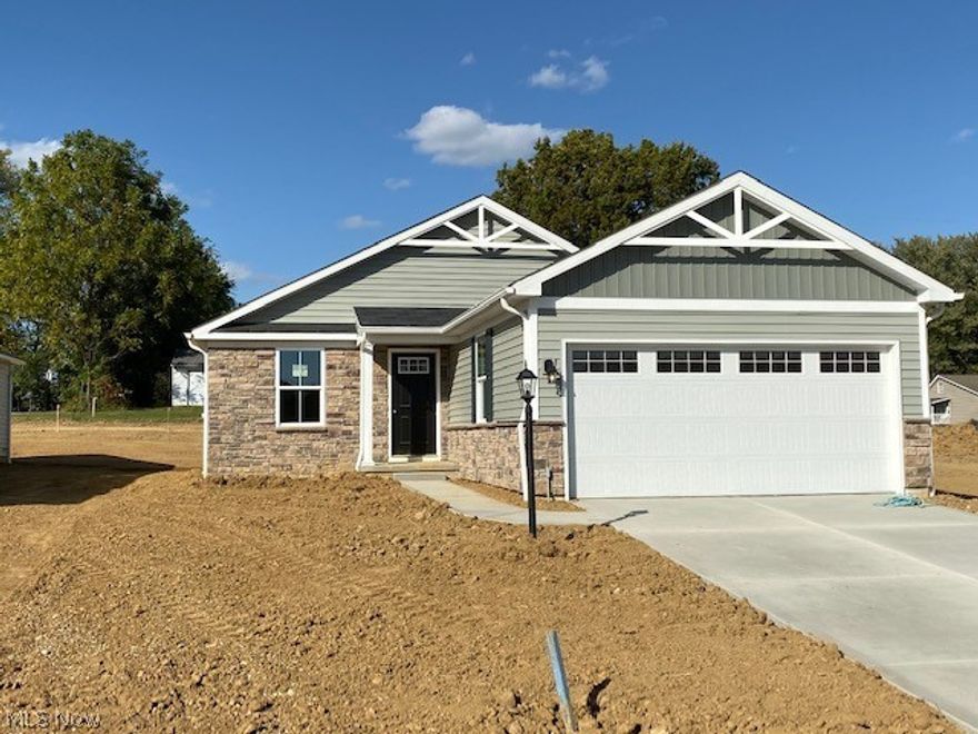 Welcome home! This ranch home is available for IMMEDIATE Move in and was designed with you in mind. All first floor living and a backyard with less to manage, gives you the opportunity to spend time doing the things you love. An open concept kitchen with upgraded cabinets, granite countertops, hardwood flooring and all appliances included, spacious owner’s suite with a walk-in closet with laundry just steps away and more. Stay close to home while enjoying special community perks with an outdoor gathering area that everyone can enjoy. It’s finally time to have the home that you deserve! Call today! This one won't last! Interior photos for representation only.