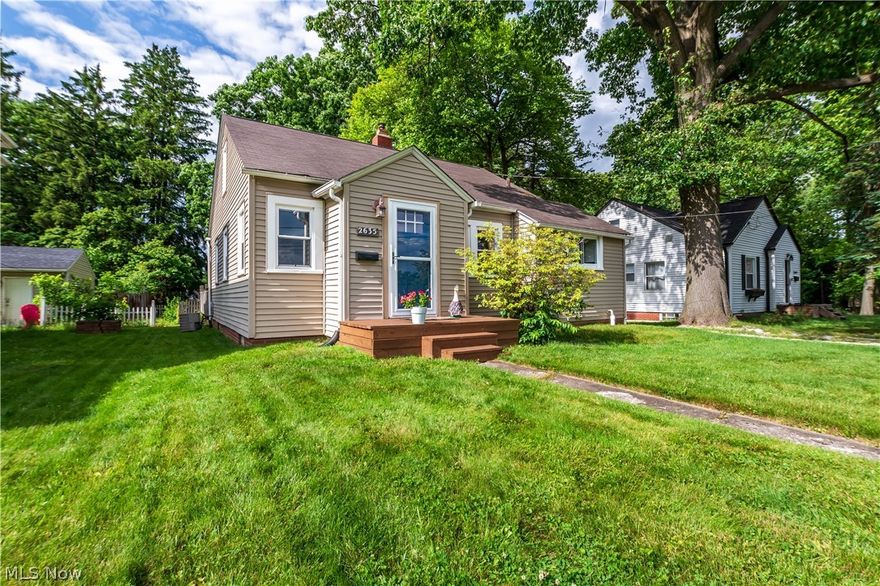 Welcome to 2635 Paxton Ave! This charming Cape Cod style home in Ellet offers three bedrooms, two full bathrooms, and 1264 sqft of living space. With two bedrooms and a bathroom on the main level, plus a large bedroom upstairs and a full bathroom downstairs, there's plenty of room to spread out. Enjoy the partially finished basement and the large back porch overlooking the lovely backyard, firepit, and garden, perfect for entertaining. The property also features a two-car detached garage on an almost quarter-acre lot. Don't miss out on this delightful home offering comfort, convenience, and character!