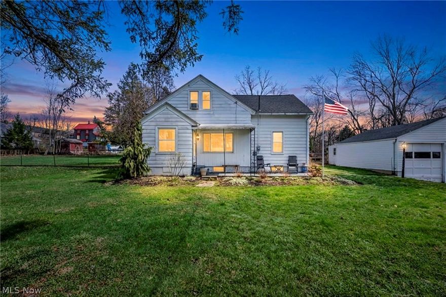 This charming home is full of character and sits on a rare double lot totaling nearly half an acre! Inside, you’ll find beautifully refinished original hardwood floors and a welcoming first floor that offers a spacious living room flowing into a semi-open dining area. The kitchen is equipped with sleek stainless steel appliances, all of which stay with the home. The main level also features a full bathroom, a comfortable bedroom, and an impressively large bonus room with convenient washer and dryer hookups. Upstairs, you’ll find three additional bedrooms with cozy carpeting throughout. Additional highlights include a full basement with potential to be finished for added living space, a second full bathroom, and a detached two-car garage. Conveniently located less than 2 miles from Norton High School, this property offers space, charm, and endless possibilities!