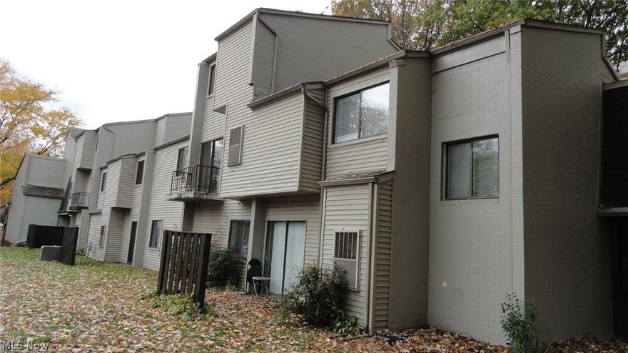 This is a must see unit! Updated with 2 full baths! This unit is ideal with nice separate living spaces with full bath on each level. Newer kitchen with stainless steel appliances and open concept to great room. Exterior patio with slider off great room. Laundry available just outside the unit! Tenant responsible only for electric. Heat and water/sewer covered in rent. Welcome home!