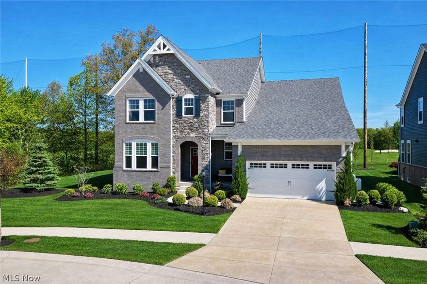 Nestled on an oversized cul-de-sac lot amongst verdant vistas, this immaculate Red Tail luxury home is brimming with extensive premium builder upgrades and aftermarket enhancements, a finished lower level, and absolutely unmatched backyard living! Your deluxe kitchen features upgraded cabs (dovetail, soft-close, pullouts), an oversized island + breakfast bar, premium appliances, pot filler, and generous walk-in pantry. In the great room, a modern floor-to-ceiling fireplace with blower offers refined ambiance complemented by vast views of manicured meadows. Bathed in amber western light, the dramatic two-story dining area enriches dinners with warmth and grandeur. Your ~500 sqft screened porch boasts enviable 3-season leisure, from quiet morning coffee to evening cocktails and family dinners. Denser west screens add sun/wind protection. Fenced dog relief area is equipped with a spigot for a hot tub. Two gorgeous paver patios with a grilling pergola offer space for sunning and BBQs amongst the scenic surroundings. Your spacious first-floor owner's suite features a spa-like ensuite with an elongated dual-sink vanity, tiled super shower + bench, jetted tub, WC, and a sizable walk-in closet. Enclosable office/flex room with adjacent half bath provides a quiet space to study/work from home. Private second floor guest quarters has two spacious bedrooms with WICs and a hall bath. The expansive lower level adds ~1,650 sqft of finished living space including a large living room, two flex rooms (gym, playroom, studio, second office), a full bath, plus unfinished storage. Fully equipped 2-car garage has a 4' extension for a golf cart/extended trucks, full insulation, a dog wash, and workstation/cabs. Whole-house generator and Ecowater Softener/Filtration System. Red Tail amenities--a 2-min bike/5-min walk via golf cart trails--include a championship 18-hole course, fitness center, restaurant, swimming/wading pools, and ball courts. A lifestyle of leisure and luxury awaits!