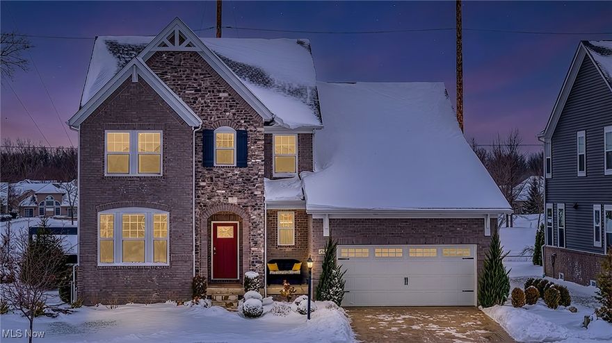 Nestled on an oversized cul-de-sac lot amongst verdant vistas, this immaculate Red Tail luxury home is brimming with extensive premium builder upgrades and aftermarket enhancements, a finished lower level, and absolutely unmatched backyard living! Your deluxe kitchen features upgraded cabs (dovetail, soft-close, pullouts), an oversized island + breakfast bar, premium appliances, pot filler, and generous walk-in pantry. In the great room, a modern floor-to-ceiling fireplace with blower offers refined ambiance complemented by vast views of manicured meadows. Bathed in amber western light, the dramatic two-story dining area enriches dinners with warmth and grandeur. Your ~500 sqft screened porch boasts enviable 3-season leisure, from quiet morning coffee to evening cocktails and family dinners. Denser west screens add sun/wind protection. Fenced dog relief area is equipped with a spigot for a hot tub. Two gorgeous paver patios with a grilling pergola offer space for sunning and BBQs amongst the scenic surroundings. Your spacious first-floor owner's suite features a spa-like ensuite with an elongated dual-sink vanity, tiled super shower + bench, jetted tub, WC, and a sizable walk-in closet. Enclosable office/flex room with adjacent half bath provides a quiet space to study/work from home. Private second floor guest quarters has two spacious bedrooms with WICs and a hall bath. The expansive lower level adds ~1,650 sqft of finished living space including a large living room, two flex rooms (gym, playroom, studio, second office), a full bath, plus unfinished storage. Fully equipped 2-car garage has a 4' extension for a golf cart/extended trucks, full insulation, a dog wash, and workstation/cabs. Whole-house generator and Ecowater Softener/Filtration System. Red Tail amenities--a 2-min bike/5-min walk via golf cart trails--include a championship 18-hole course, fitness center, restaurant, swimming/wading pools, and ball courts. A lifestyle of leisure and luxury awaits!