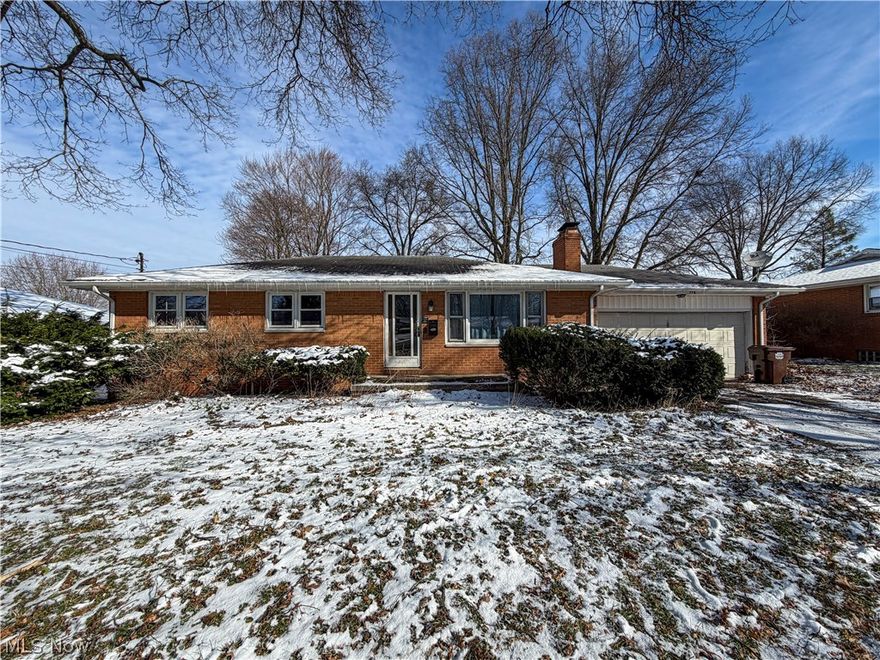 Welcome home to this well-maintained all brick ranch! This gem offers 3 bedrooms, a bathroom, and a spacious layout that feels larger than expected. This home is full of potential and ready for its next owner, especially in the basement where there’s another unfinished bathroom and bar area. Bring your imagination and schedule a tour today!