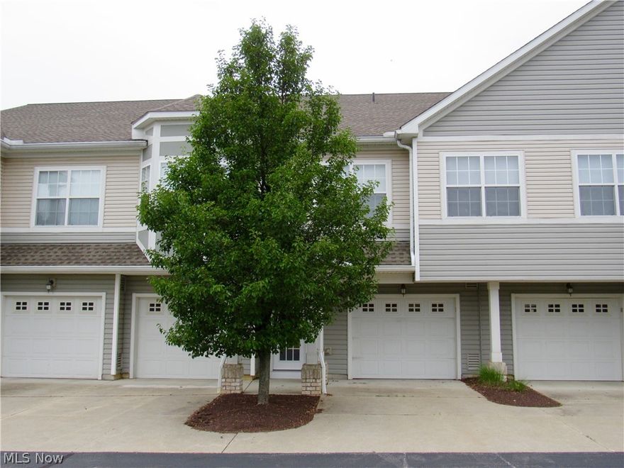 Awesome condo walk up to one level living Great room with living, dining and kitchen all together. Corner fireplace. Glass door to covered deck. Maple cabinets in kitchen with walk in pantry. 3 bedrooms and 2 full baths. Master bedroom with private bath and large walk in closet. Washer and dryer in closet at hall. One car garage attached with extra depth for storage. Newer paint and carpets Fully applianced.- Just move in and enjoy . Minutes from highways  and shopping.