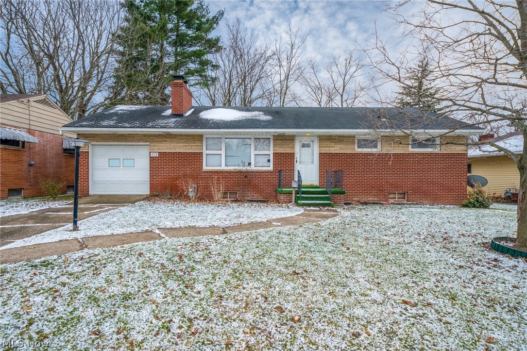 Nice brick & vinyl sided ranch with attached garage and covered back patio. Nice finished basement with separate laundry room. 2 fireplaces & some built ins. New hot water tank in 2018. Refrigerator & washer to be removed (not in working order)
