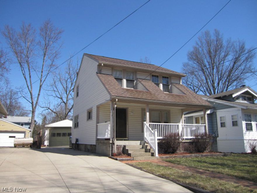 Updated Colonial with Gorgeous Backyard that is private and features blue slate patio--No Maintenance Trexx Decking and Cedar Pergola. Gorgeous Hardwood floors and Natural Oak Woodwork with oak feature-wall. Newer Vinyl siding 2003, Tear-off Roof in 2003 (30 yr Shingles). Updated kitchen with newer cabinets and counters, Glass Backsplash, Interlocking Vinyl Flooring, Newer Range/Oven, Dishwasher, Disposal, Microwave, Freshly Painted in fashion colors. Formal dining room features Double French Doors to Deck.  All windows are vinyl replacement. 3rd Bedroom has been completely updated with new Paint and gorgeous Laminate Floor. Bathroom updated with newer ceramic Tile, Lighting, Shower Curtain, Bowl Sink and all New Faucet Fixtures in Nickel Finish. Furnace and A/C new in 2011, electric service and box updated to 200 amps. Freshly Painted basement. New gutters and Downspouts. All new blinds on 1st floor. Enjoy Cuyahoga Falls utilities and amenities.  This is a must see home!