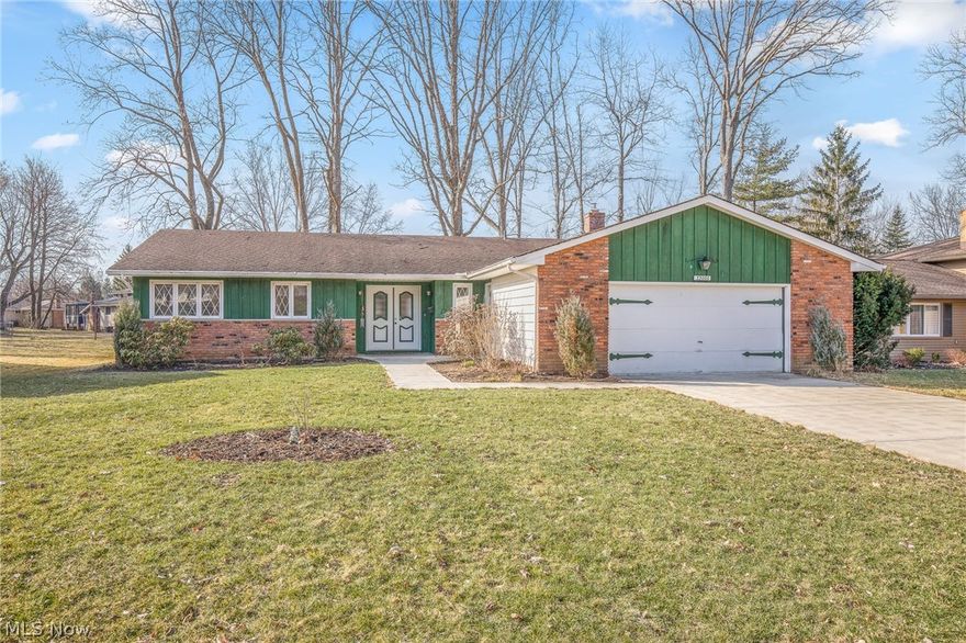 So much potential in this highly sought after 4 bedroom Solon ranch.  Located in the lovely community of Hunt Club, you will find the conveniences of shopping, medical facilities and recreation nearby.  This is a home you can make your own with a great floor plan that separates the living areas from the bedroom areas for welcome privacy.  Recent update include furnace, air conditioner, cement drive, carpeting/painting, kitchen and patio sliding door.  Bring your own decor choices and enjoy all this home has to offer.