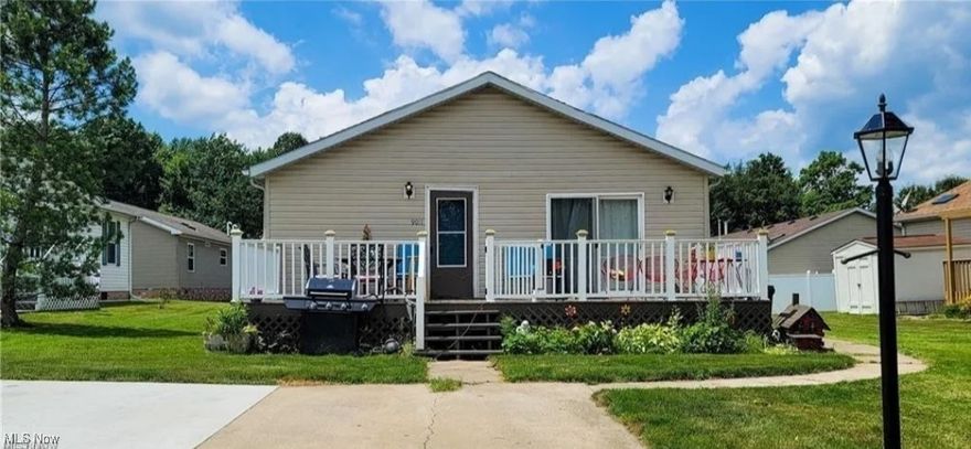 Updated home ready for a new owner. This park has a clubhouse and a pool. Large 3 bedroom 2 full bath one floor living with a new roof and new AC. Come check this one out!!