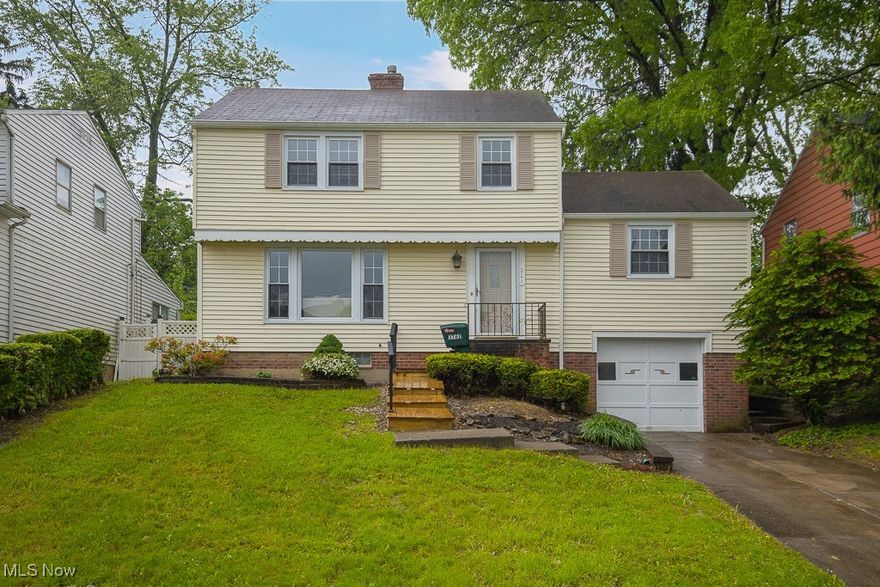 House Beautiful!! Come see this updated 4 bedroom, 1.5 bath colonial home. The first floor features a beautifully updated kitchen with newer cabinets, stone countertops, stainless steal appliances and an eating area, formal dining room, formal living room with fireplace, a half bath, and a 3-season sunroom. From the living room step up into an additional living space that can be used as a bedroom or a family room. The second floor features a primary bedroom, 2 additional bedrooms, an updated full bath, and a second floor porch. The lower level features a finished recroom, laundry/utility room, additional storage, and glass block windows. Other features are a new roof 2025, newer windows, newer electrical, newer A/C and a 1 car attached garage. Schedule your appointment today!!!