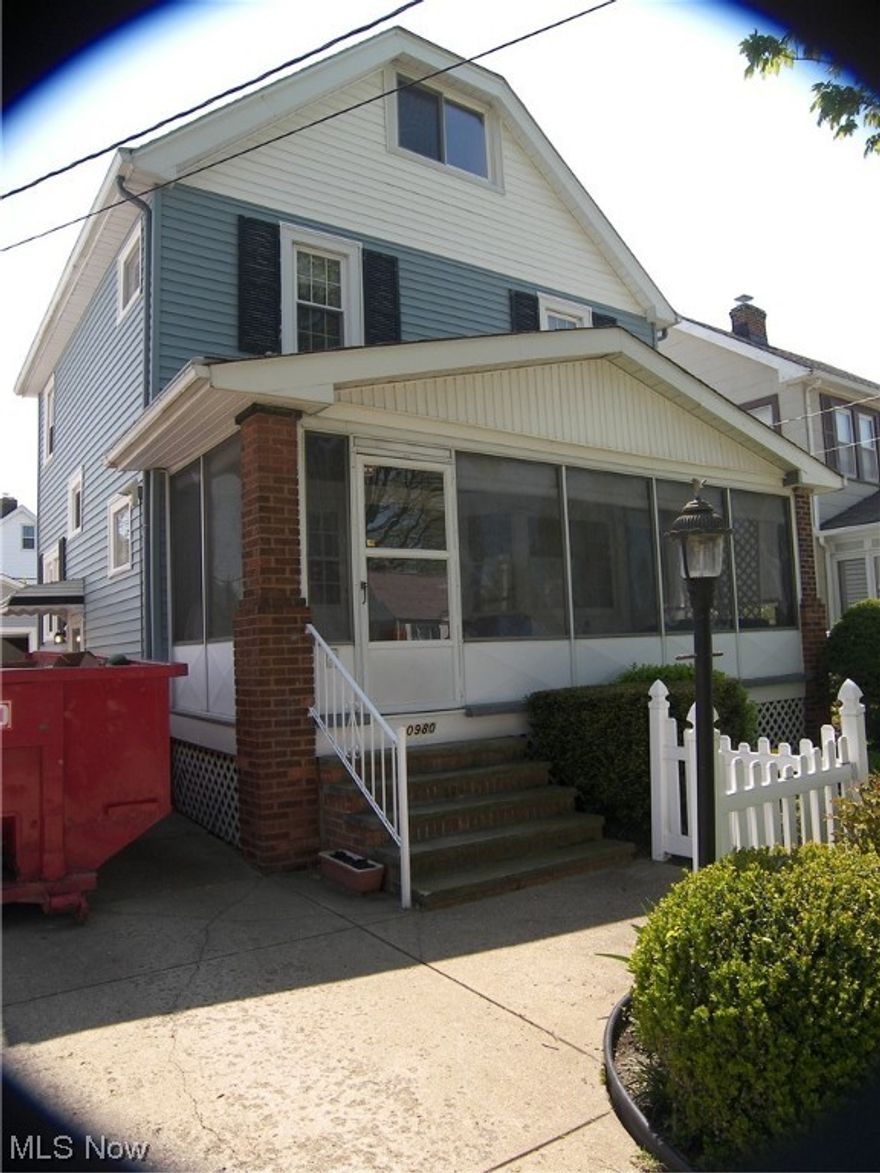 So much to like in this well maintained colonial by long time Owner * Eat-in kitchen + formal dining room with window seat & China cabinets * Spacious living room has bay window * Appliances remain * Rec room has electric fireplace + plenty of closets * Finished 3rd Floor expands living area + storage * Enclosed front porch has removable panes to let in the breeze * New half bath vanity & both commodes * Built-in throughout * Furnace (2019) C/A (2012) & H20 tank (2017) for peace of mind * Most windows updated + glass block * Private backyard oasis with swing & pavers * Gutter helmet system * Will be city code compliant at title transfer * Ready for you!