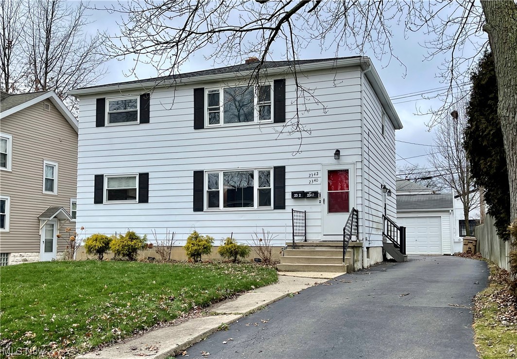 Are you searching for an investment property in Cuyahoga Falls? Look no further! This duplex has so many updates: beautifully refinished hardwood floors, brand new carpet, brand new furnace for second floor unit - first floor unit furnace was installed in 2015, remodeled bathrooms, brand new LVP flooring in the kitchens, brand new stainless appliances in second floor unit, fresh paint throughout, electric panels and more! The windows are vinyl replacement and the main roof is a 30-year architectural shingle. Outside, the 2 car garage is less than 10 years old. All utilities are separate. Whether you are looking to house hack or for an investment property ready for top market rent, you aren't going to want to miss out on this one! Call your favorite Realtor to schedule your showing today!