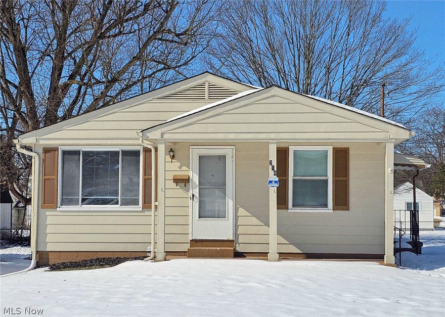 Come see this charming 3 bedroom home that is freshly painted and ready for you to move into!  The kitchen has new granite countertops, cabinets and appliances!  New flooring in the kitchen and dining room. New lighting!  New hot water tank!  Chose this home today!