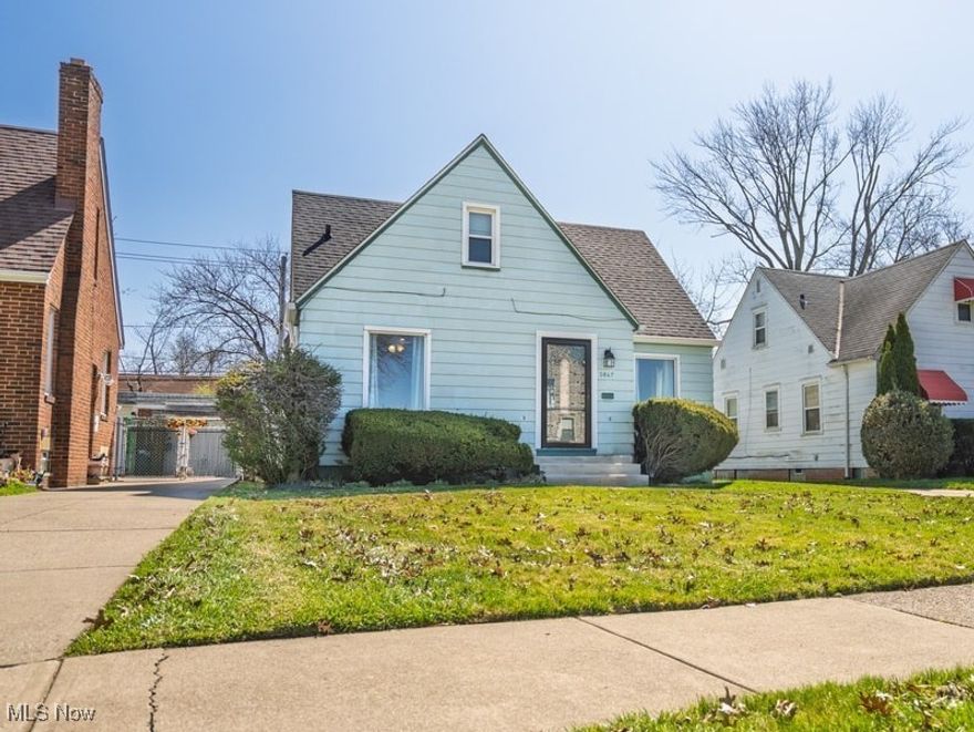 Pride in ownership! This well maintained bungalow in Cleveland's, Lee/Harvard neighborhood is exactly what you've been looking for! Each one of the right upgrades have been made in terms of mechanics! Offering 3-beds and 2-Full baths - there's nothing to do but to apply your own personal touches! The first floor offers a formal Living Room, featuring hardwood floors, Kitchen with breakfast nook and beautiful, antique-stone flooring, 2 nicely sized bedrooms, also with hardwoods, and a full bath with recently updated walk-in shower. The second floor provides your primary bedroom offering lots of space, storage and the 2nd full bathroom! The lower level provides a Rec Room and utility room, with laundry. Don't miss this opportunity! Schedule your private showing today! Updates include: Roof, recently built 2-Car garage, vinyl fencing, cement drive, cement front steps, windows, security doors, gutters, and a brand new HWT, installed June 2025!