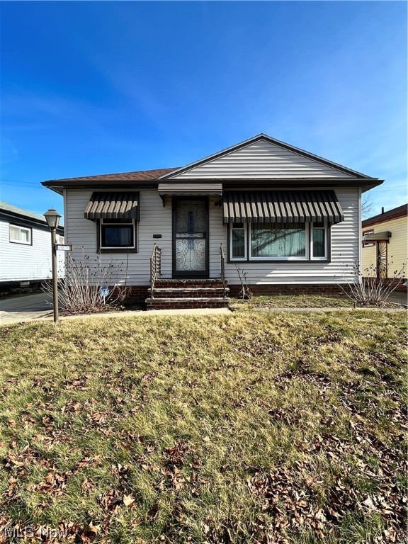 This well-maintained 3 bedroom ranch dwelling with finished basement is looking for a new owner. A recent room addition can easily be converted into another bedroom and/or utilized as a family room. Updated kitchen cabinets, appliances included, newer roof (less than 2 years old), and waterproofed basement. Some larger items/furniture can be purchased additionally if interested. Being sold AS-IS, EXTREMELY MOTIVATED. Tenant occupied and will need at least 24-48 hour notice. (Seller will not accept "Wholesaler's and/or Assignee's)