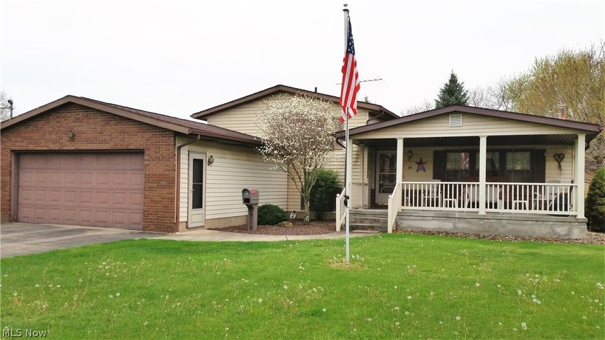 Excellent opportunity to own this very well maintained three level split home.  Home features 3 bedrooms, two full baths, dining room , kitchen, family room, living room, office, lovely front porch, large deck situated on the back side of the house, and a 16x12 outbuilding in the backyard. There is also a concrete driveway leading to two garages the one is attached to the house and the other garage is detached and is a mechanics dream.  The detached garage features 220 electric service, its heated and insulated, water, phone and cable t.v.  This house was built in 1985 and has so much to offer for the price lets make this a house a home call today.