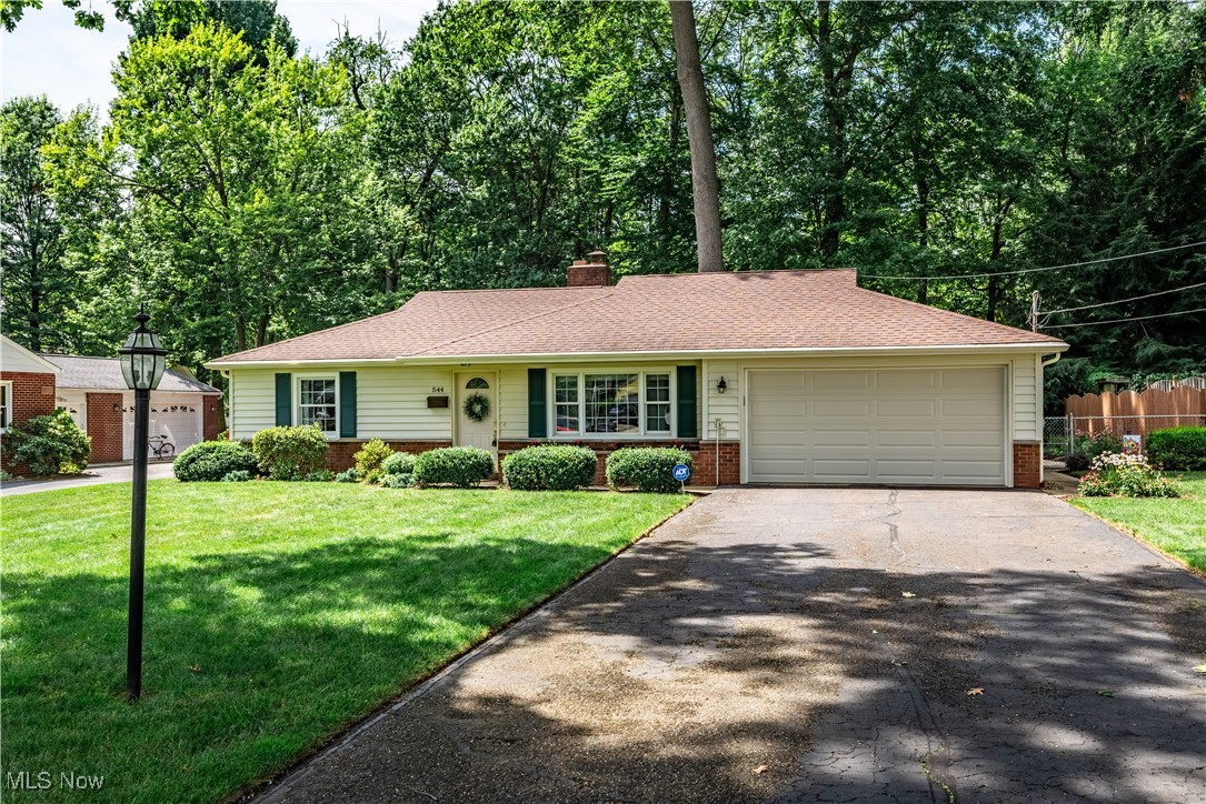 Welcome to 544 Beech Drive! This ranch has been beautifully maintained and shows like a model! If you are looking for one floor living and want a home that is move-in ready this is the perfect home for you! Or, if you were thinking of moving from your large 2-story home to a condo, this home may be the perfect alternative! It boasts two roomy bedrooms, a cozy living room with a fireplace that has been converted from wood burning to gas - w/newer gas logs, and a beautiful oak mantle! In 2018 the owner added beautiful engineered hardwood floors to the living room, hall, and kitchen, and added carpet in the two bedrooms. The Family room flooring was also replaced with beautiful upgraded carpet. The eat-in kitchen boasts stainless steel appliances (2017) and offers beautiful oak cabinets, and includes a pantry. The large first floor laundry has a closet, cabinets for storage, a sink and a counter for folding your clothes, And, there is a door that leads to the side yard. The back yard is large and is fenced, and includes a privacy fence on both sides of the house. There are 2 barns for extra storage, garden tools, mower, etc. The attached garage has a newer garage door & the garage door opener (Lift Master) was replaced in October of 2024. The Trex Deck was installed in 2015 and is in excellent condition. There are two furnaces, An additional furnace was installed when the family room was added, and it was replaced in 2013 along with 2 air conditioning units. The furnace for the main house was replaced in 2003 but both furnaces are serviced every year by Brandon Heating. The roof was replaced in 08/2010 w/a complete tear-off, and in 2024 new gutters were installed. The H20 was replaced in 2017. There are 22 Anderson windows in the home. The owner has lived in this home since 1989 and it has been lovingly maintained! Power washed 7/29. In addition the owner is offering a one-year home warranty for the buyer's comfort! Call today for your appt before this one slips away!