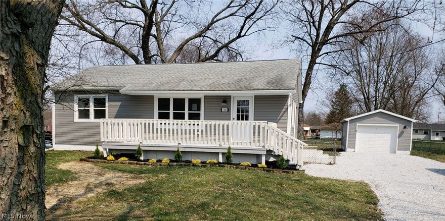 What a beautifully redone Ranch in The heart of Brunswick! Close to schools,shopping and medical services. Everything is at your finger tips. Move in and enjoy nothing to do. Relax on the front porch with your morning coffee. When you walk thru the front door you feel a instant warmth and coziness. Thru out the home is easy to maintain laminate flooring. Three bedrooms and a first floor bath. The basement is full and unfinished with the ability to make it your own or just add a pool table or ping pong table for family fun. The garage is detached with a remote garage door opener. The back yard is fenced for the kids and family dogs to enjoy.