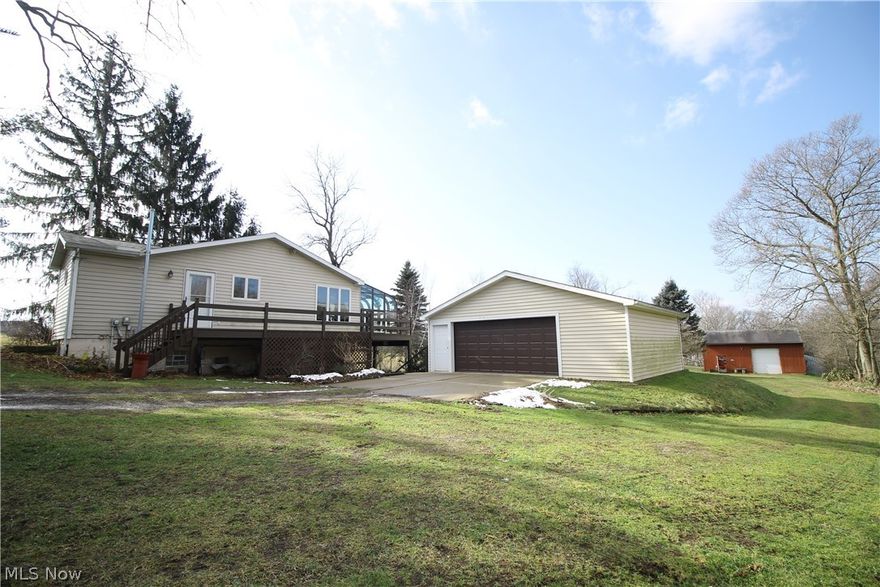 House w/6.2 Acre & 28 Acre wooded lot (North) total approx 35 Acres. Buyer to assume CAUV or reapply for continuation. Being sold-As-is, Where-is".
Stunning park like views.