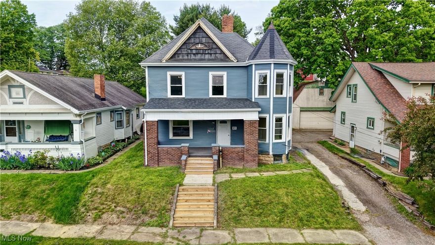 Step into 1,649 square feet of character and comfort in this beautifully redone 3-bedroom, 2-bath Massillon gem. The heart of the home—a stunningly renovated kitchen—pairs modern style with classic charm, while original woodwork adds warmth and timeless appeal throughout. Enjoy brand-new flooring and carpet underfoot, fresh siding outside, and the convenience of upstairs laundry (because lugging baskets downstairs is so last year). A detached garage gives you room for your ride and your hobbies, while quick access to Route 21 makes commuting a breeze. This home is the perfect blend of historic charm and modern updates—come see it before someone else snaps it up!