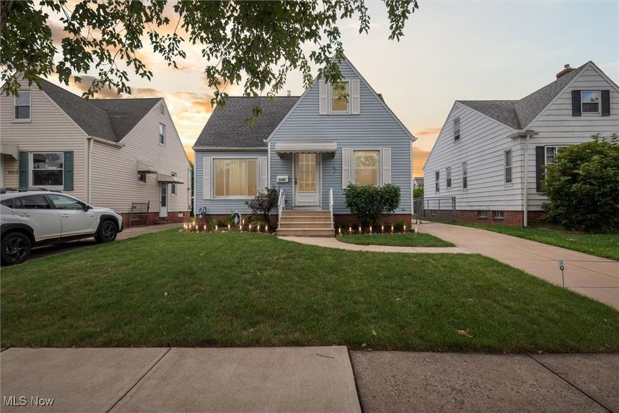 This well cared for cape-cod is move-in ready with many updates.  The comfortable living room and 2 first floor bedrooms feature beautiful hardwood floors (professionally refinished in 2024).  Upstairs you'll find a spacious suite with ample closet space, and a bonus room - perfect for an office or nursery.  The eat-in kitchen features a nice amount of cabinets, a pantry, and plenty of space for a kitchen table.   The huge and inviting basement family room adds a ton of living space and an additional full bathroom.  The fully fenced back yard has a large patio, and a 2-1/2 car garage with lots of storage space.  The many updates include furnace and AC (2020), hot water tank (2019), roof (2018), newer windows throughout.