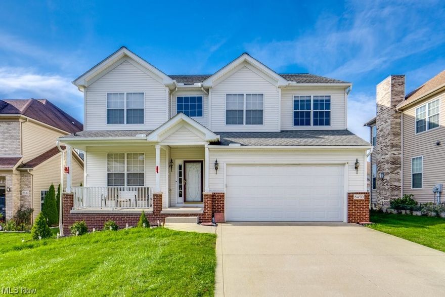 OPEN HOUSE CANCELED! Welcome to this beautiful colonial located on a private cul-de-sac lot. Open floor plan concept. Cozy front porch leads into a 2 story foyer with ceramic flooring. Formal Living and Dining rooms. Great room features a gas fireplace and 2 story ceilings with lots of natural light. Spacious Kitchen offers maple cabinetry, an island, all appliances and an eating area leading to the composite maintenance free deck overlooking the nature preserve. 1st Floor Den or Office. Large Master bedroom with vaulted ceilings and a full master bath with a glamour bath, shower and dual sinks. Additional 3 bedrooms are also a great size and a full bathroom complete the 2nd story. All of the bedrooms have extra shelving and ceiling fans. Full basement has garden windows and is plumbed for a half bath. 1st Floor laundry room with extra shelving for storage and a 2 Car garage with more shelving and driveway large enough to accommodate 8 cars. Updates include: hot water tank (2017), heating/AC (2021), garage door opener(2023), microwave and dishwasher (2019). This house is technologically advanced with 4 hardwired cameras, 1 that looks out the front of the house and 3 on the back patio. There are smart switches installed master bedroom and HVAC can be controlled by app on phone or Alexa, LAN connection between living room and basement and other tech savy functions in the home. Do not miss it!