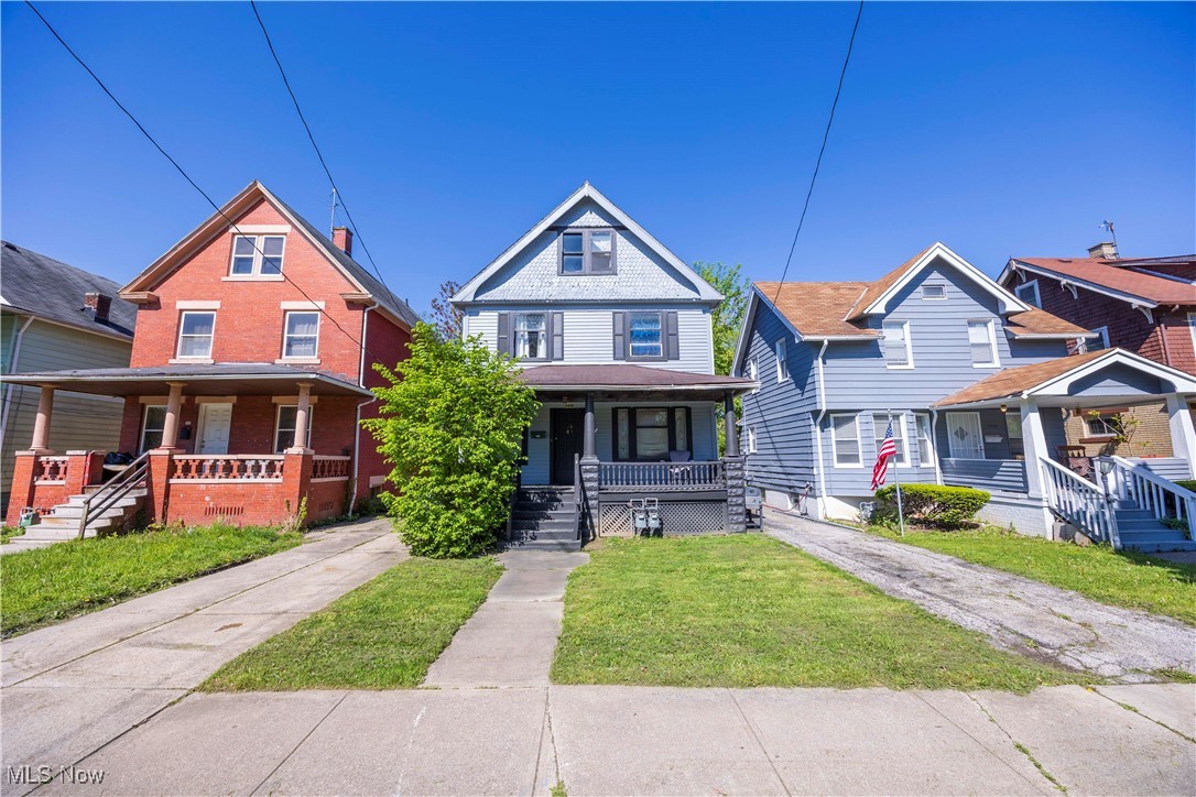 Calling all investors! This is an opportunity you do not want to miss! This well maintained property is located in the up and coming heart of Cleveland, OH right near Opportunity Corridor. This income generating property is a great opportunity for rental income and building your real estate portfolio. The roof is less than 10 years old, with updated electric boxes (2025), and new hot water tanks. The upper and lower levels offer potential for 2 bedrooms, 1 bathroom with the same layout. Upper unit currently rented at $800/month. Lower unit vacant. Walk into this opportunity to make passive income; This property easily beats the 1% rule . Lead Certified until 3/21/2027. Schedule showing today!