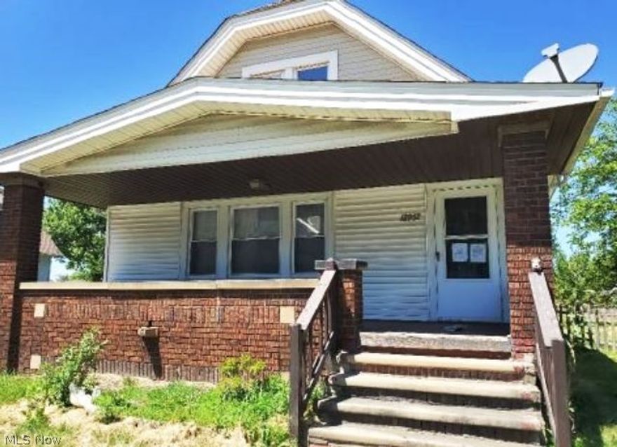 reat opportunity to buy this cape cod style home with a detached 2 car garage and coming with 2 parcels of land totaling .36 acre. The interior has 1349 sq.
ft. with 3 bedrooms and 2 bathrooms plus a full basement and covered porch.