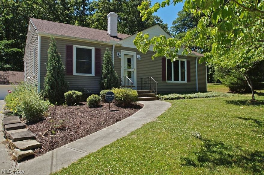 This is your chance to own in a beautiful neighborhood in Independence! This meticulously maintained home has been occupied by one family. A little love and a few personal touches and this could be your forever home. All the big ticket items have been updated-  Roof, driveway, siding and windows, all new in the last 6 years! Huge addition with vaulted ceilings, large stone fireplace, lots of windows and half bath have been added onto the back of the home. Three bedrooms, one of which has been converted into a laundry room for the option of one-floor living. Beautiful, wooded and lush backyard with stone patio- the perfect entertaining space. The full basement has tons of opportunity with half bath and finished laundry room along with lots of additional living space. Two car garage. Deep lot for added privacy. High end security system. Minutes from I77 and downtown Cleveland. Close to shopping, restaurants and all the other great amenities Independence has to offer.