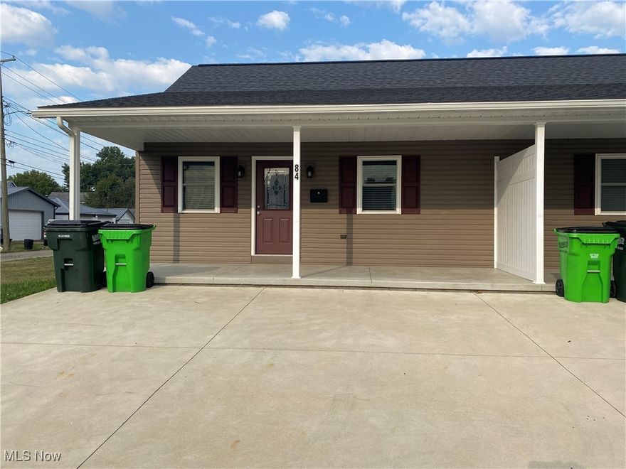 For rent! Well maintained ranch triplex. 2 bedroom unit with open floor plan. Kitchen with pantry includes appliances. Main floor laundry. Large back deck with privacy walls between units. Quiet, dead end street. No pets, no smoking. $45 application fee per adult for credit and background check. $995 security deposit required at lease signing. Tenants pay electric, owner pays water, sewer and trash.