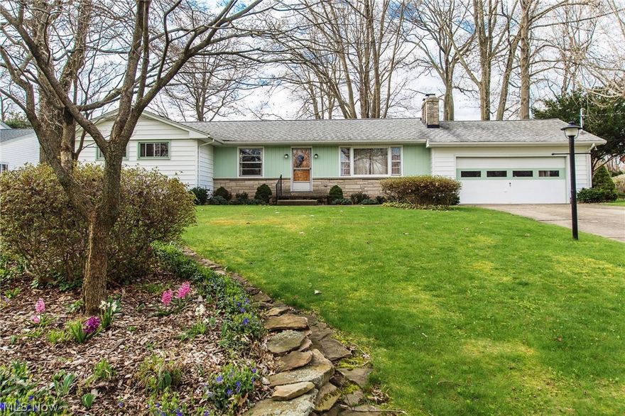 Awesome opportunity to make this one owner ranch with 3 bedrooms and 2.5 bathrooms your own!  Vintage home with beautiful woodwork and lots of character. This home features many charming built-ins including a china cabinet in the main hall, a large bookcase and storage cabinet in the dining/family room with a place for a card table and chairs, two linen closets in the hall and one in the main bathroom along with large closets in the bedrooms. Hard wood floors are present throughout the living room and bedrooms including under the carpet in the dining/family room.  The formal living room has a large picture window, wood flooring and a fireplace w/built-in wood box. The dining/family room overlooks the patio and gorgeous backyard w/ rock garden. The eat-in kitchen is complete with appliances and 2 pantries.  There is an ensuite bath off the master bedroom.  The other bedrooms are spacious too and there is potential for a 4th bedroom or office if you don’t need a dining room. The large ba