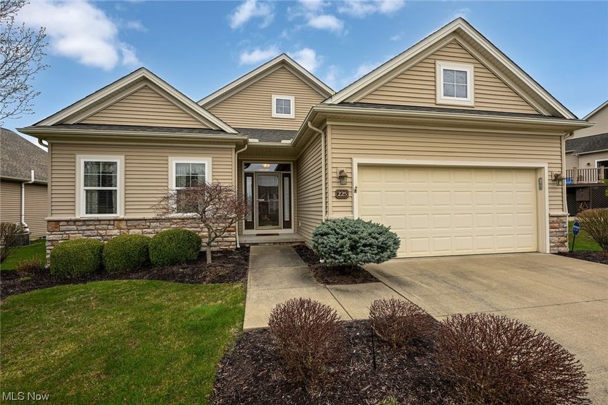 A 1-owner, free-standing, 2-Bedroom, 2-Bath Ranch in the outstanding Wiltshire Community. Spacious Entry features hardwood flooring that runs through Kitchen, Dining Room & Den. Master Bath offers 2 sinks, soaking tub & separate shower. 1st floor Utility Room. Expanded Kitchen equipped with granite counters, maple cabinets with custom pullouts, pantry, double oven, newer microwave & dishwasher. Extra basement refrigerator & freezer stay with the property. Kitchen is open to Family Room & Dining Area. Back Den accesses a screened porch which overlooks greenspace and steps down to stamped concrete Patio. Very peaceful. A gas fireplace in the Family Room adds coziness in the cooler months. A full, 12-course Basement is partially finished, making it great for storage, workshop and/or hobby area. The Wiltshire Community has a pool, clubhouse & golf course. Low monthly fees include recreation, lawn care & snow removal. Check out the virtual tour and schedule a showing soon!