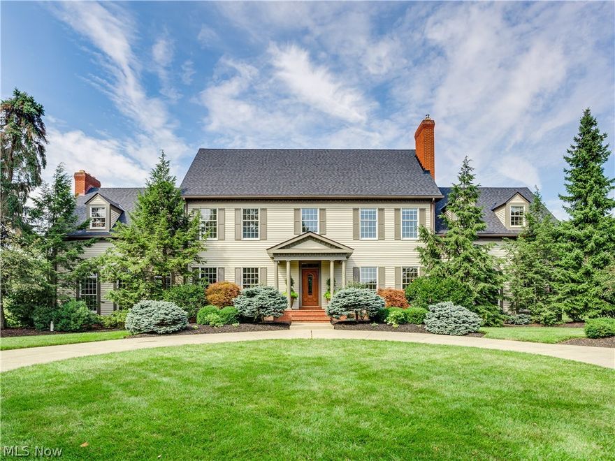 This magnificent Colonial is situated in prestigious Deer Hollow Estates, a premier Hudson development where each home site is at least 4+ acres (approx)  Perfectly located in close proximity to Hudson Schools, Hudson Springs Park & the very popular downtown.Upon entering the 2 story foyer w/ open staircase you'll find gorgeous refinished red oak hardwood floors continuing throughout the 1st floor plus extensive crown moldings & trim throughout the home accentuating the superior quality of this custom Zampbelli built one owner home.Its hallmark feature is the 2 story great room surrounded by floor to ceiling windows,beautiful mantled fireplace, wet bar and sliders leading to the private deck & patio. Multiple 2020 updates encompass the fabulous eat in kitchen w/hard maple cabinets,breakfast bar, new quartzite counters,sink, backsplash,stainless appliances,hardware & new light fixtures too! An elegant formal dining room with Carrera marble fireplace & beautifully crafted mantle, a priva