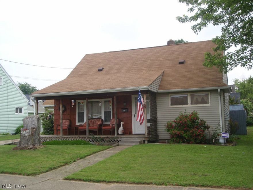 Charming 4 bedroom bungalow. Spacious living room & family room. Family room with gas fireplace and rustic décor. Both rooms open into the kitchen which has an abundance of walnut cabinets, built-in desk & ceramic tile backsplash. French doors lead out to private fenced backyard. Bathroom with redwood paneling, ceramic tile and dressing/makeup table. Exclude rose bushes in backyard, electric fireplace in livingroom. Hot water tank is rented @ $18.01/month saves on electric bill.